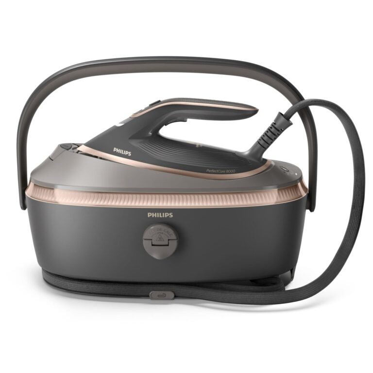 Philips PerfectCare Serie 8000 Ferro da stiro con caldaia - Colpo Vapore 750g, 9.0Bar, Maniglia per trasporto, OptimalTEM...