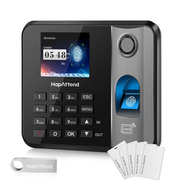 HapAttend H1 Rilevatore Presenze con Impronta Digitale e Badge RFID