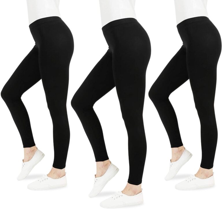 FM London Leggings Donna Opachi - Pacchetto da 3