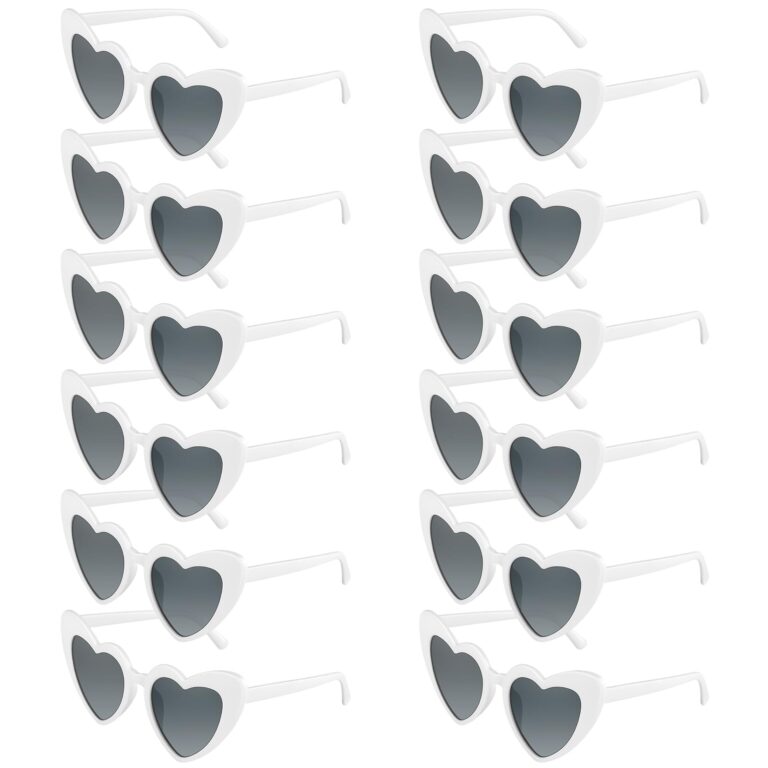 Occhiali da sole a cuore BOUBONI per addio al nubilato (multipack)