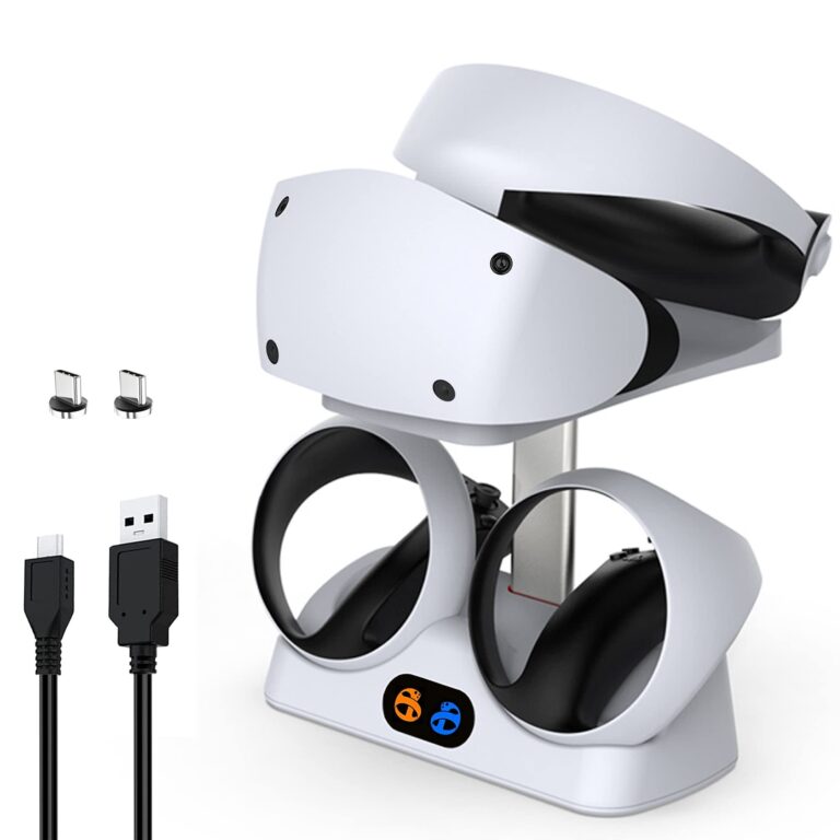 DOBEWINGDELOU Stazione di carica rapida doppia per controller PSVR2