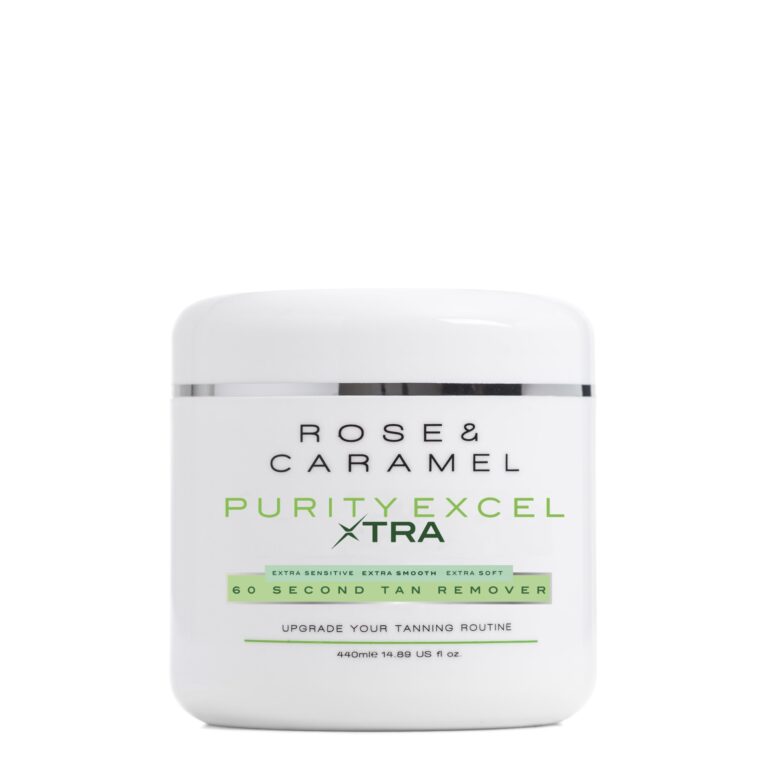 Rose & Caramel Purity Excel Xtra, 60 Second Tan Remover, Extra Sensibile, Extra Liscio, Extra Morbido, 440 ml