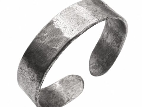 Antica Fucina Rho Anello Regolabile in Titanio Puro