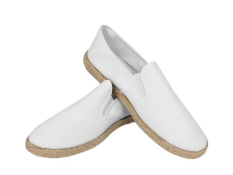 Espadrillas Unisex in Tela con Suola in Corda Slip-on Casual