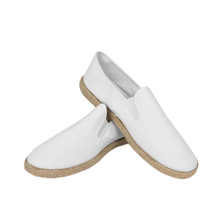 Espadrillas Unisex in Tela con Suola in Corda Slip-on Casual