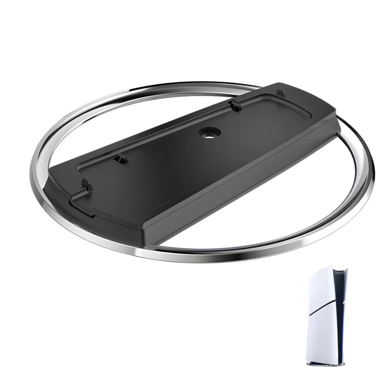 JRILUO Supporto Verticale per PS5 Slim in acciaio e ABS