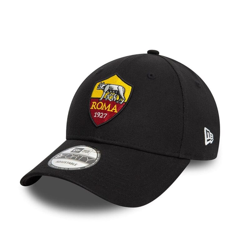 AS Roma Cotton Core 9FORTY - Crest Black