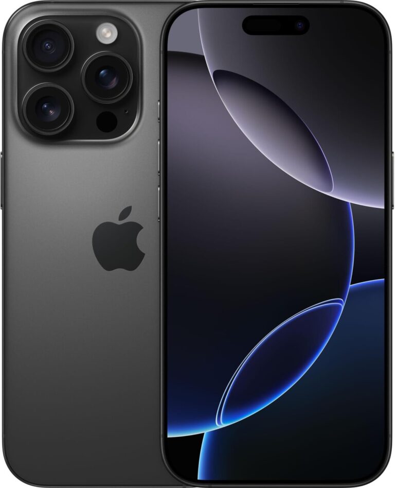 Apple iPhone 16 Pro, 256GB, Titanio Nero (Ricondizionato)