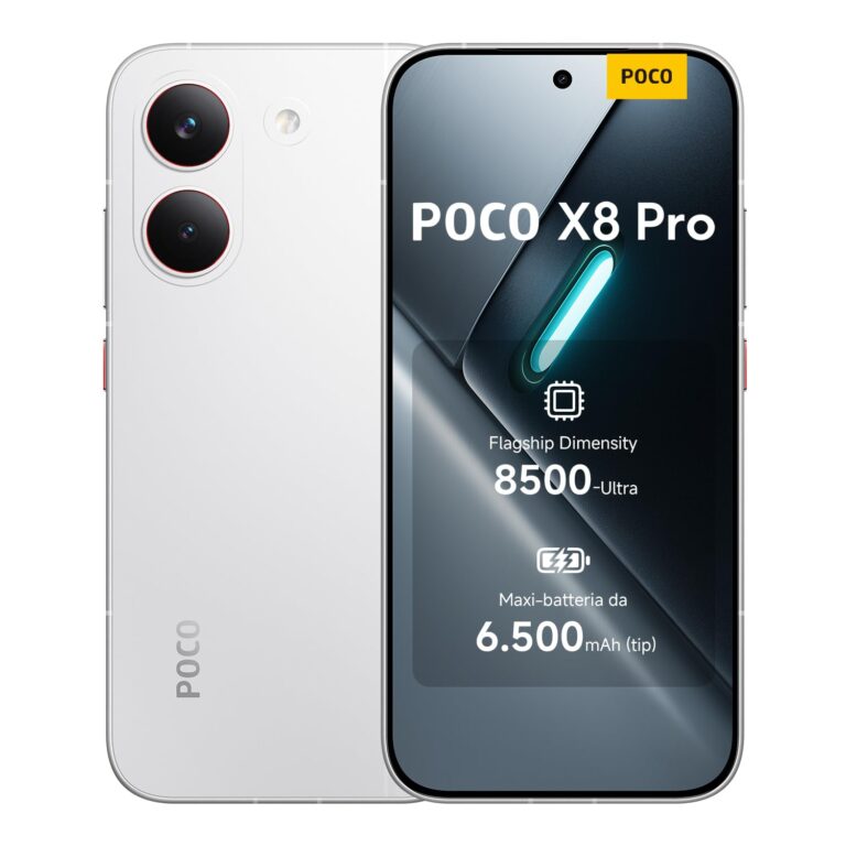 POCO X8 Pro, Smartphone 8+512GB, Dimensity 8500-Ultra, Batteria 6500mAh (typ), Display AMOLED ult...
