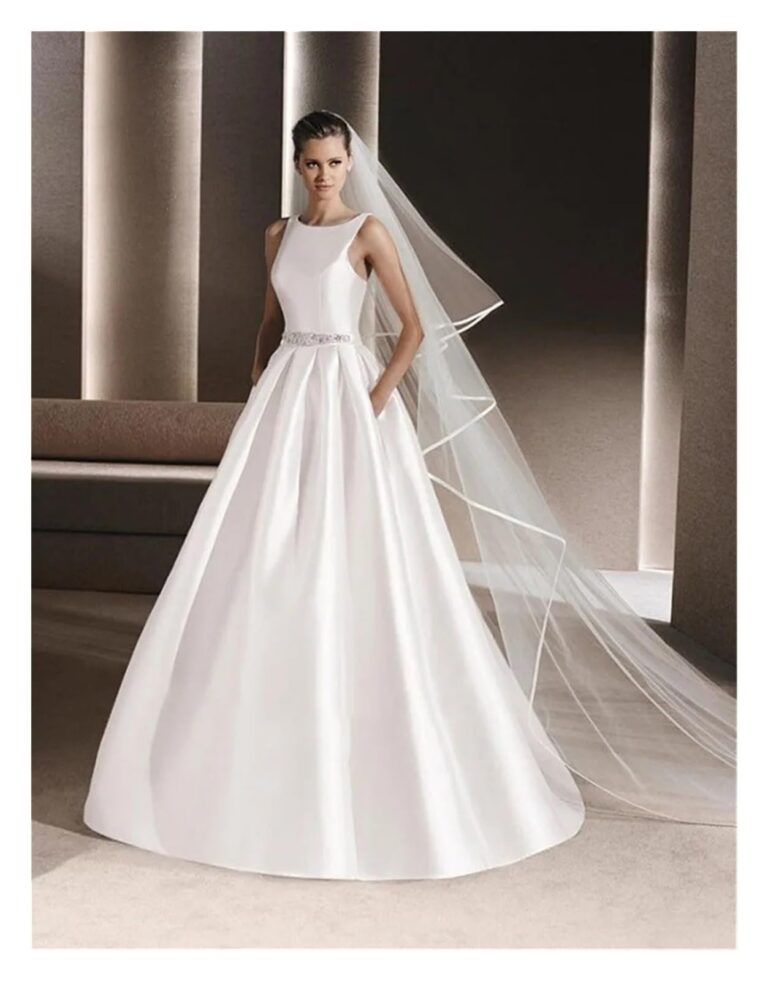 ZUGLQYSX Velo da Sposa Lungo 2 Strati 3m con Bordo in Raso