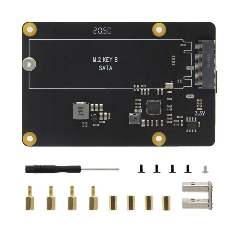 Geekworm X862 V2.0 – Scheda SSD M.2 SATA per Raspberry Pi 4