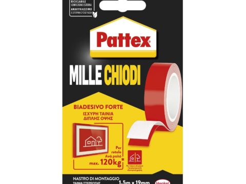 Pattex Millechiodi Tape Nastro Biadesivo Extra Forte