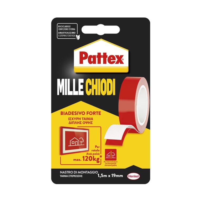 Pattex Millechiodi Tape Nastro Biadesivo Extra Forte
