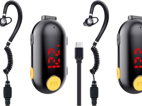 SMP Mini Walkie-Talkie portatile con trasmettitore FM