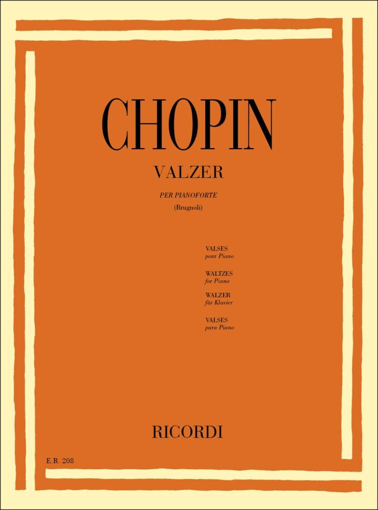 Chopin: 19 Valzer per pianoforte - Spartiti livello intermedio-avanzato