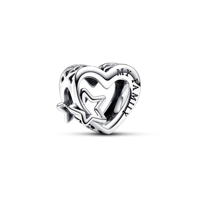 PANDORA Moments – Charm cuori in argento sterling