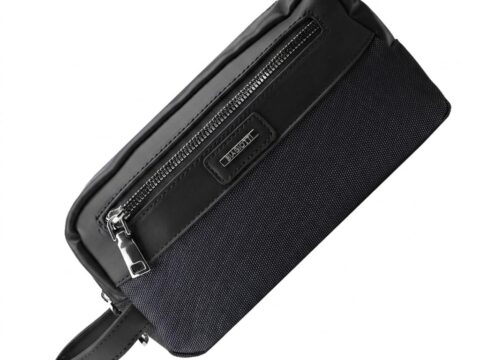 Biagiotti Pochette Uomo Multiuso da Viaggio in PU con Maniglia