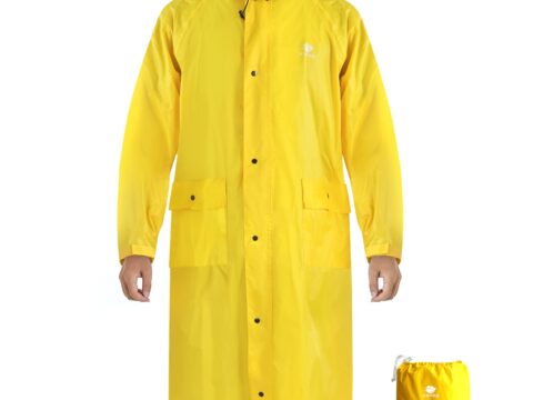 ANYOO Giacca Impermeabile Antipioggia Unisex Taglia Unica