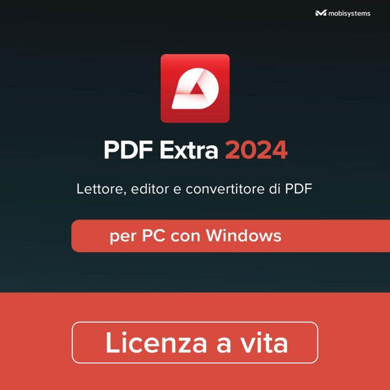 PDF Extra Lifetime – Editor PDF professionale, licenza a vita per Windows