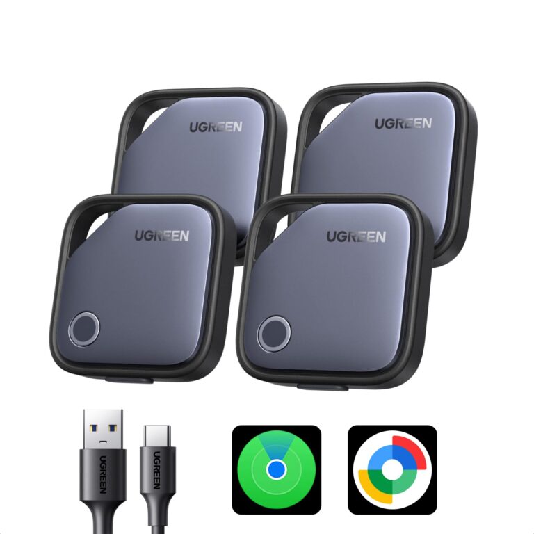 UGREEN FineTrack Duo localizzatore Bluetooth ricarica USB-C dual system