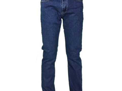 Jeans Uomo Regular Fit Elasticizzato Vita Alta 5 Tasche