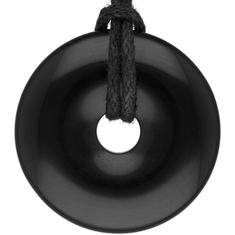 Lebensquelle Plus Donut in pietra preziosa Ø 30 mm con cordoncino