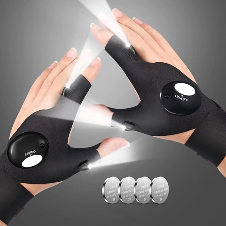 Guanti Torcia LED Swhily, Idea Regalo Natale e Compleanno