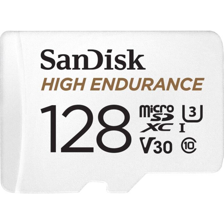 SanDisk High Endurance microSDXC 128GB per Dashcam e Videosorveglianza