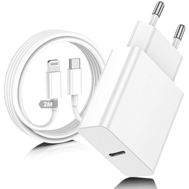 Caricatore USB-C Rapido per iPhone con Cavo Lightning 2m
