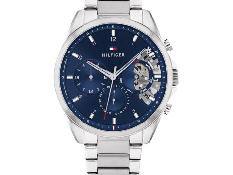 Tommy Hilfiger Orologio Uomo Multifunzione Acciaio Maglia Metallica