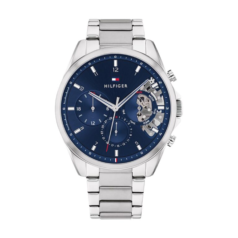 Tommy Hilfiger Orologio Uomo Multifunzione Acciaio Maglia Metallica