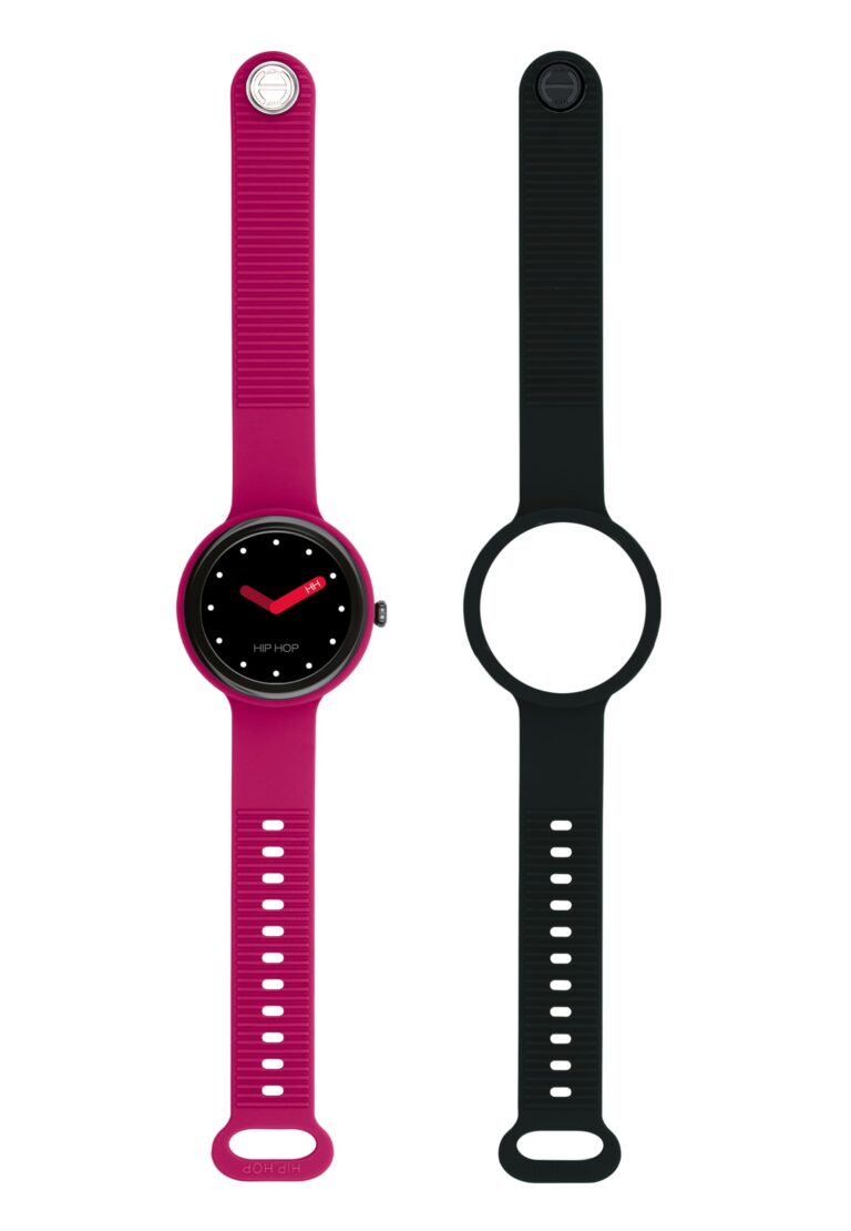 Hip Hop Hero.Next Donna - Smartwatch quadrante nero cinturino fucsia