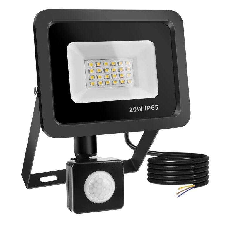 Faretto LED 20W da Esterno con Sensore di Movimento 2000 Lumen IP65