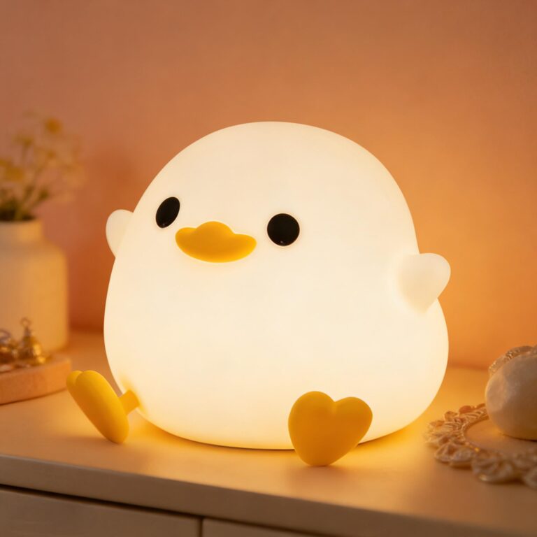 FAMIDUO Lampada Anatra DoDo in Silicone Ricaricabile per Bambini
