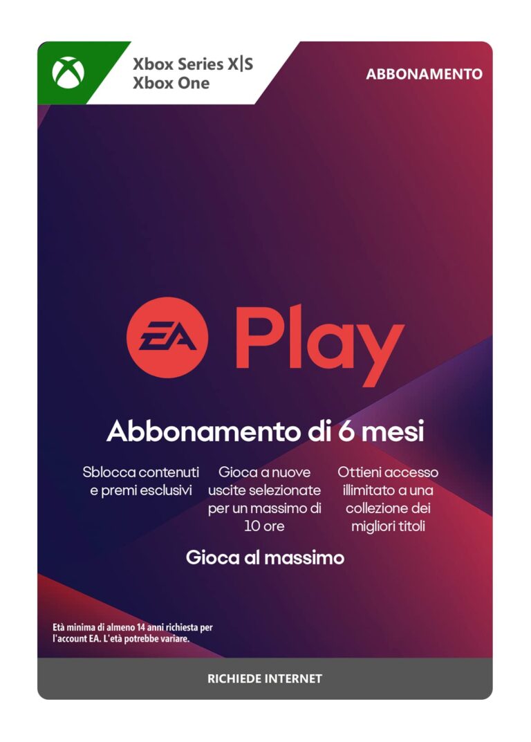 EA Play 6 mesi Xbox One/Series X|S - Codice download