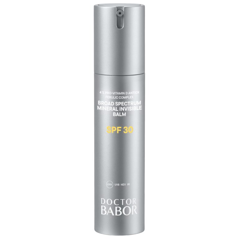 DOCTOR BABOR Crema viso SPF 30 – Protezione solare 30 contro i raggi UVA/UVB, la luce blu e gli infrarossi – Protezione solare con filtri minerali dal finish naturale (50 ml)