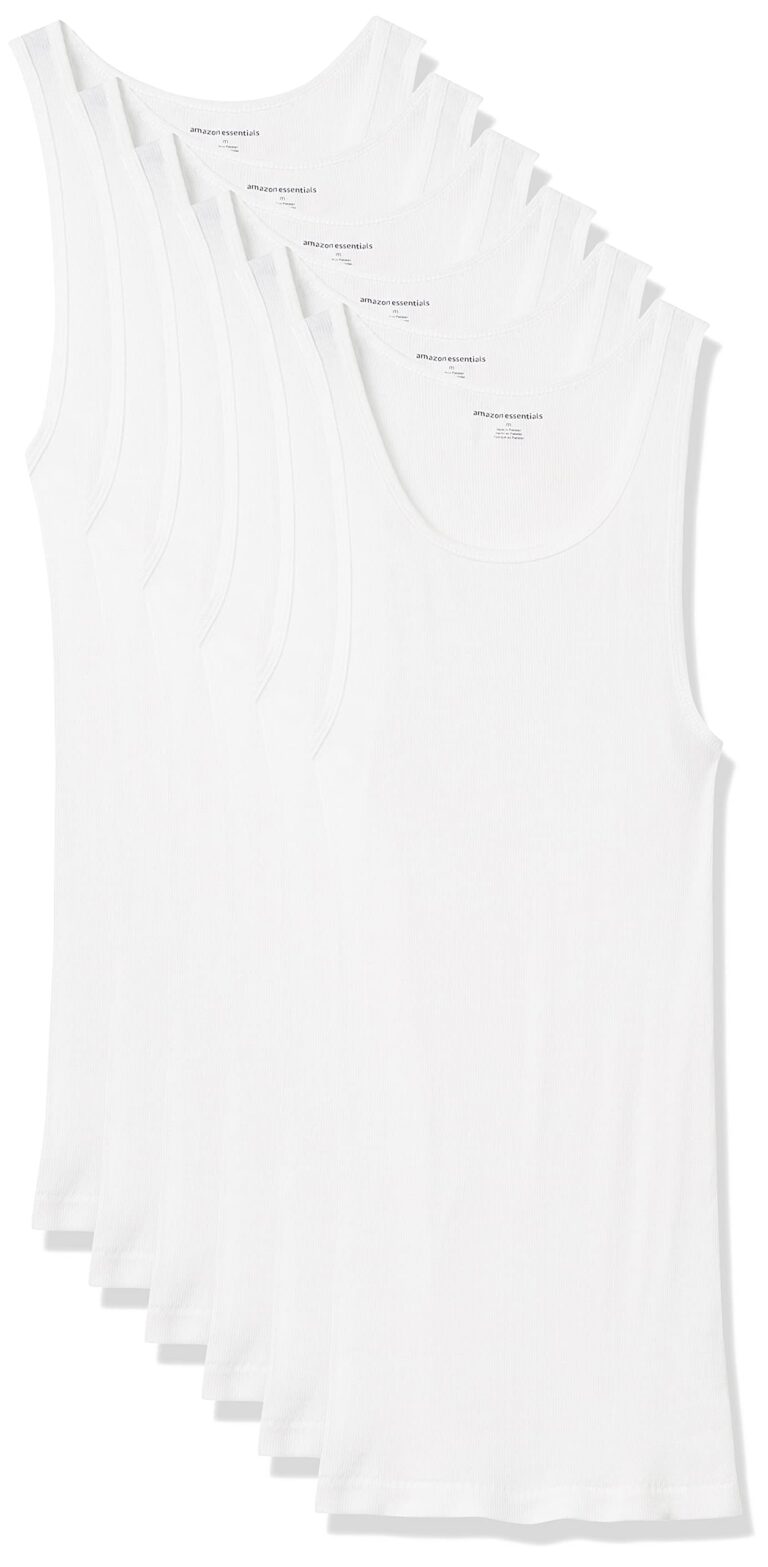 Amazon Essentials Canottiere Intime Uomo – Confezione Multipla
