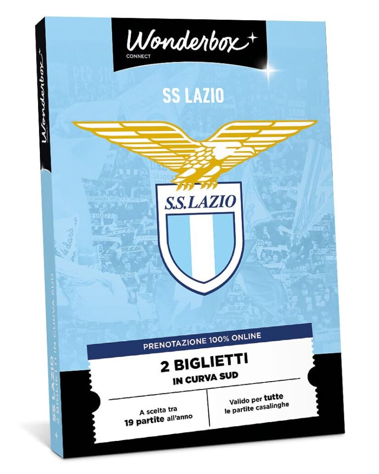 Wonderbox Connect - Cofanetto Regalo - SS Lazio Classic - 1 Partita - 1 o 2 Biglietti - Valido 27...