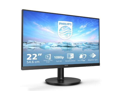Philips 221V8 Monitor 22″ Full HD VA 75Hz Adaptive Sync