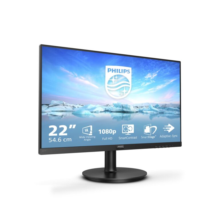 Philips 221V8 Monitor 22" Full HD VA 75Hz Adaptive Sync