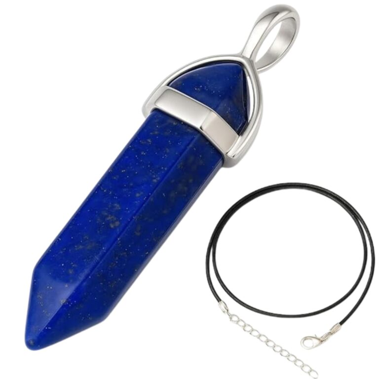 Essenciales Ciondolo Lapislazzuli – Pietra Naturale Blu, Stile Bohémien