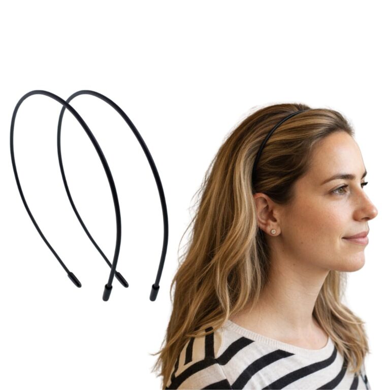 Cerchietto Capelli Sottile in Silicone Antiscivolo - Righe e Pois