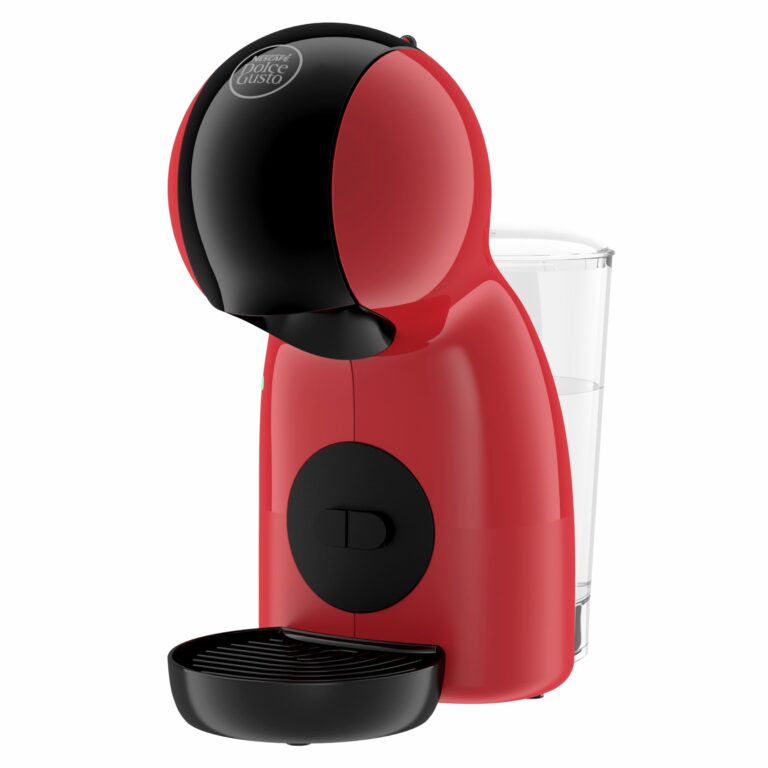 Krups Nescafé Dolce Gusto - Macchina da caffè a capsule Piccolo XS, rosso, macchina da caffè ultracompatta, multibevande, ...