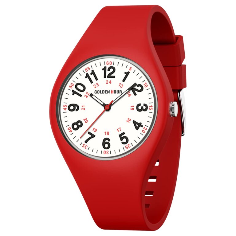 GOLDEN HOUR Orologio Unisex Sportivo Impermeabile per Infermieri