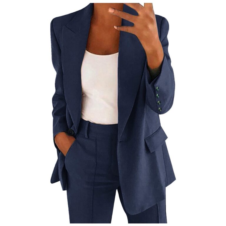 Tailleur Donna Curvy Leggero Slim Fit, Giacca e Pantaloni