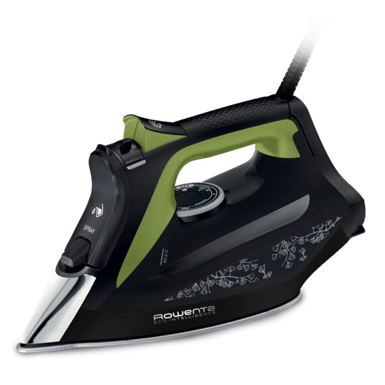 Rowenta DW6330D1 Eco Intelligence Ferro a Vapore, Distribuzione Ottimale del Vapore, 2500 W di Potenza, Tempo di Riscaldme...