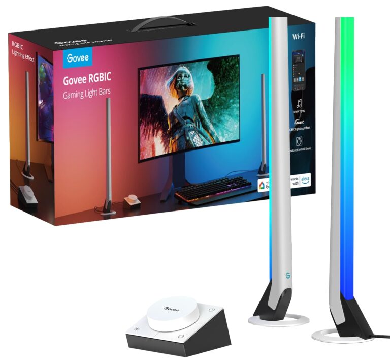 Govee Gaming Smart Light Bars RGBIC con Effetti Reattivi