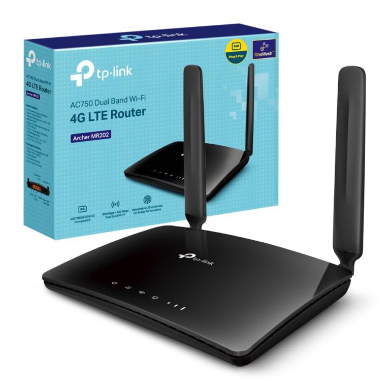 TP-Link Archer MR202 Router 4G LTE con SIM WiFi AC750