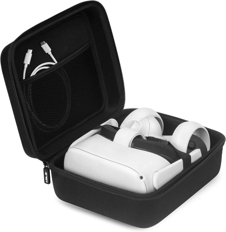 JSVER - Custodia EVA per visori Meta Quest 2/3/3S e Oculus Go