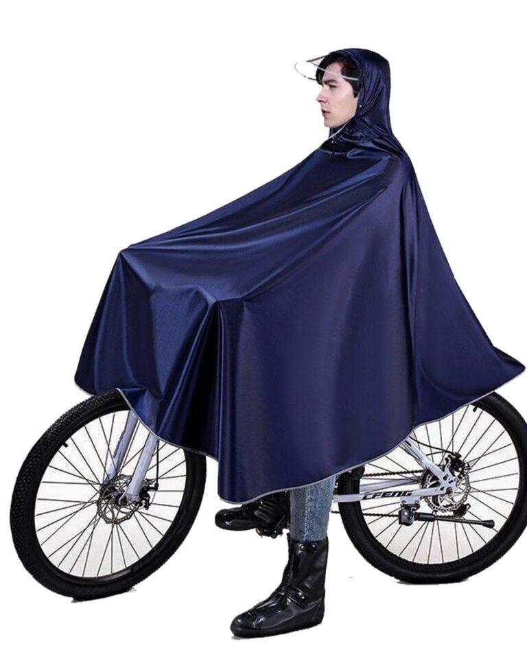 QMAHA Mantella Antipioggia Bici, Poncho Impermeabile Riutilizzabile
